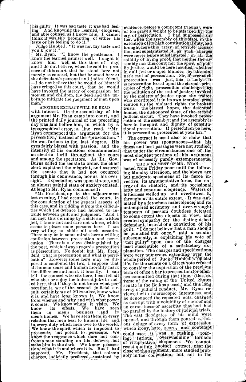  Source: Wisconsin State Journal Topics: Government and Politics Date: 1880-10-19