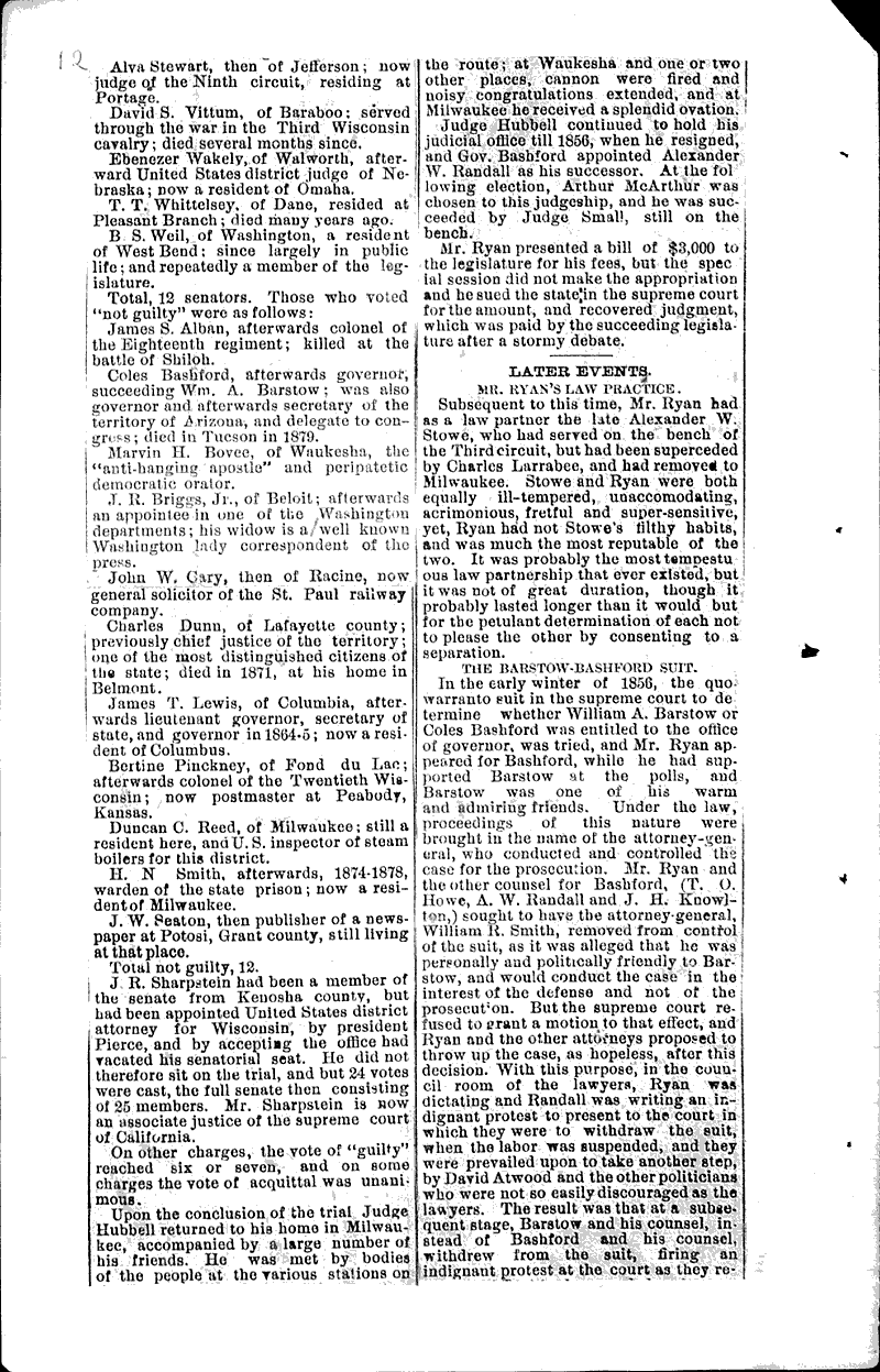  Source: Wisconsin State Journal Topics: Government and Politics Date: 1880-10-19