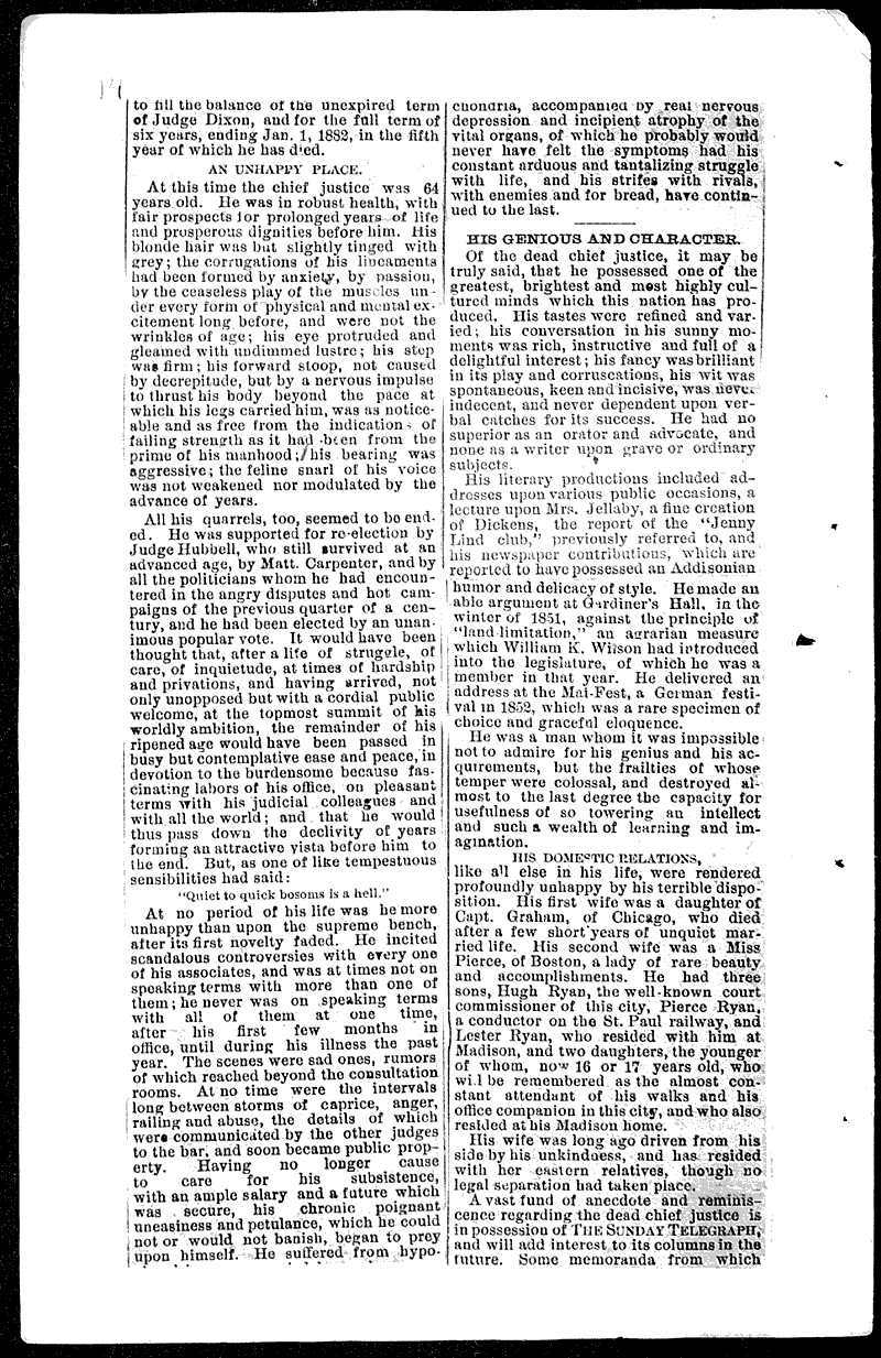  Source: Wisconsin State Journal Topics: Government and Politics Date: 1880-10-19