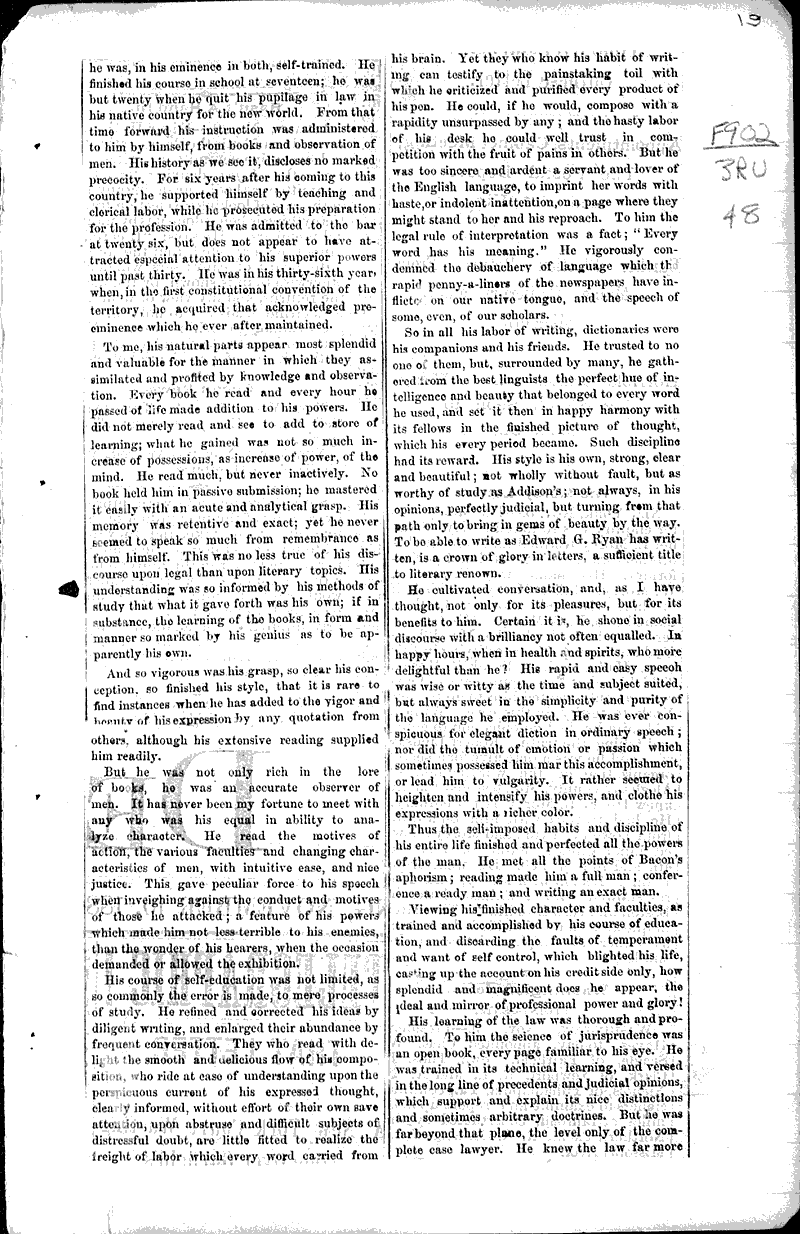  Source: Wisconsin State Journal Topics: Government and Politics Date: 1880-10-19