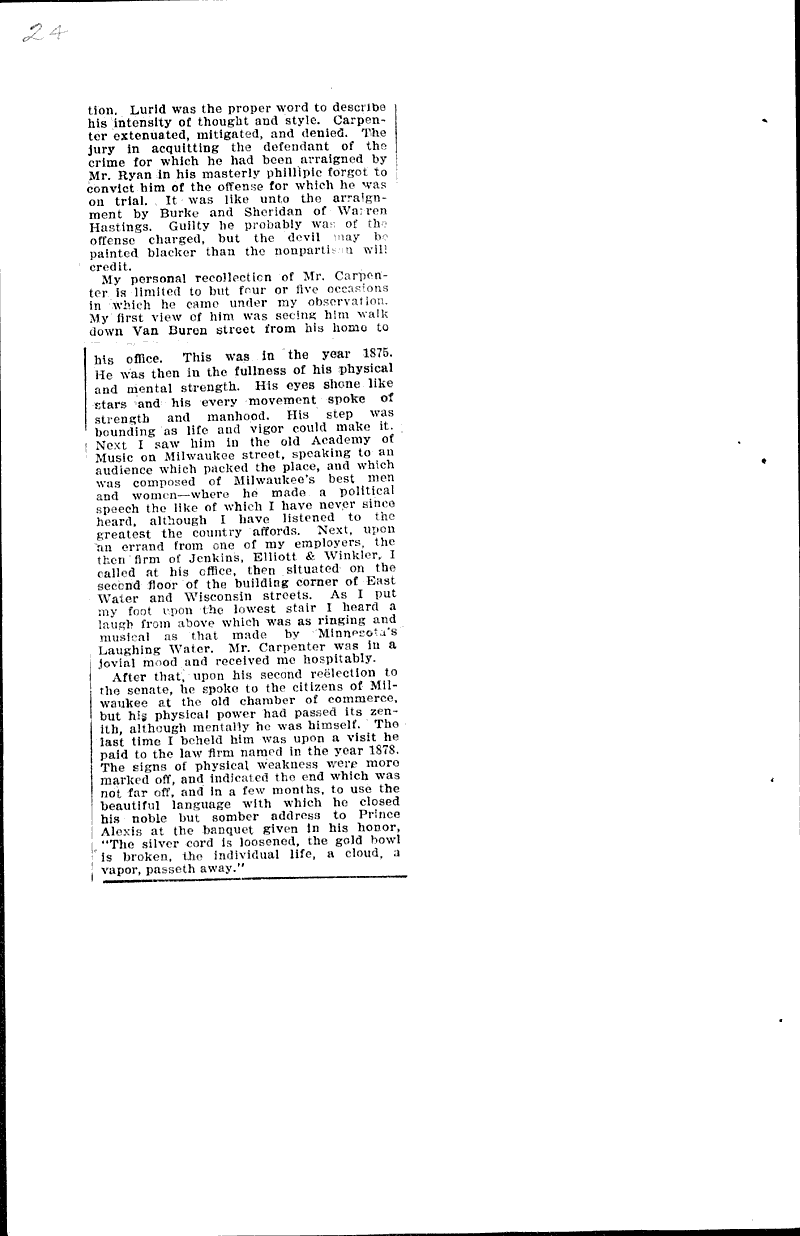  Source: Wisconsin State Journal Topics: Government and Politics Date: 1880-10-19