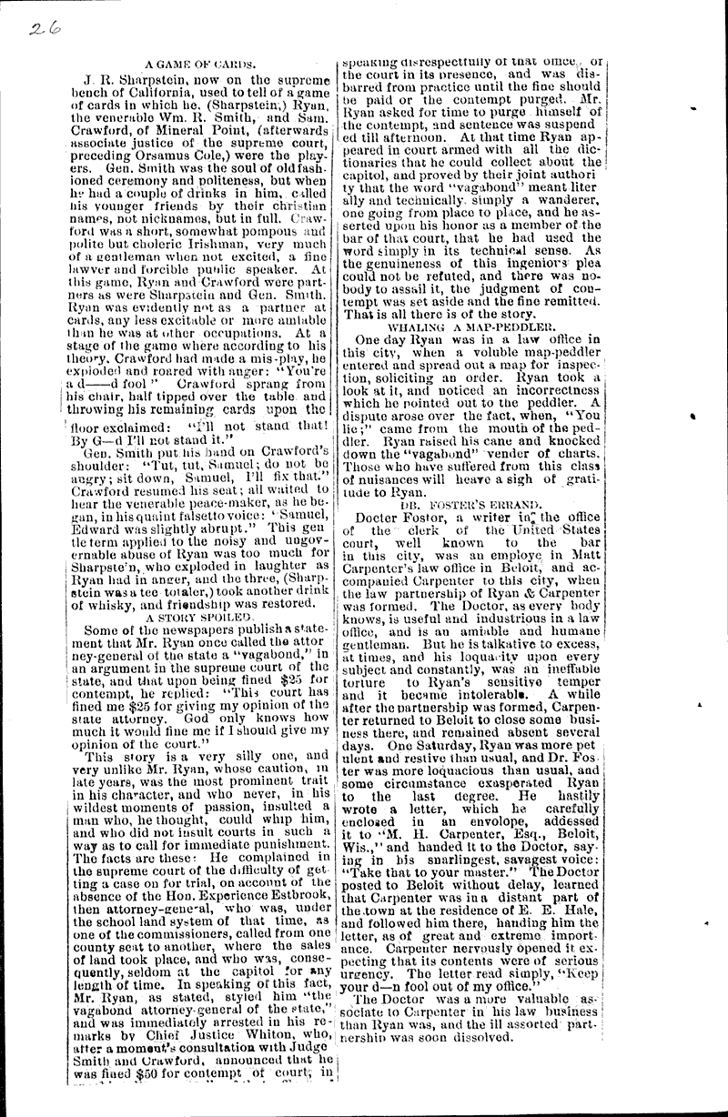  Source: Wisconsin State Journal Topics: Government and Politics Date: 1880-10-19