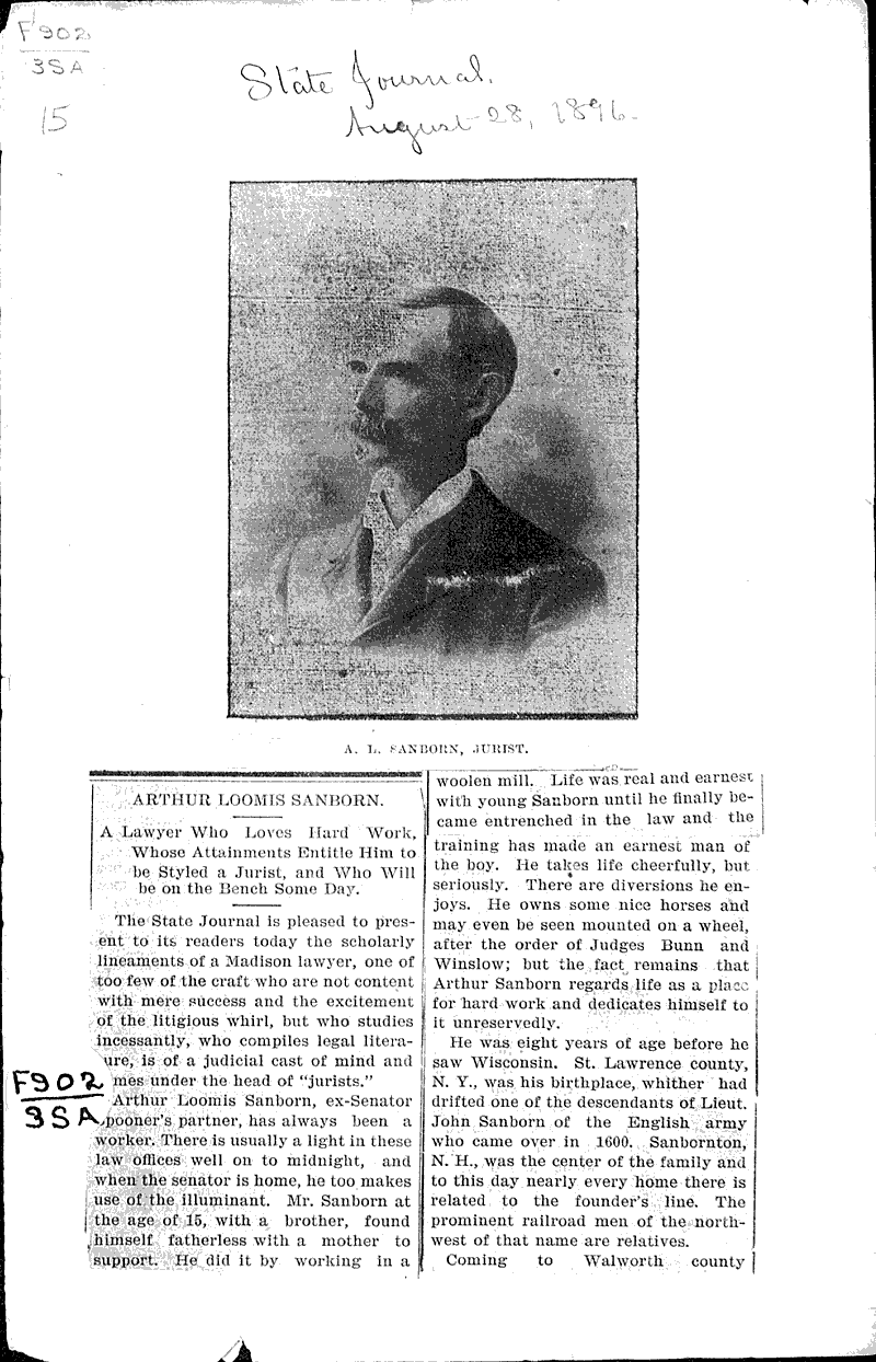  Source: Wisconsin State Journal Date: 1896-08-28