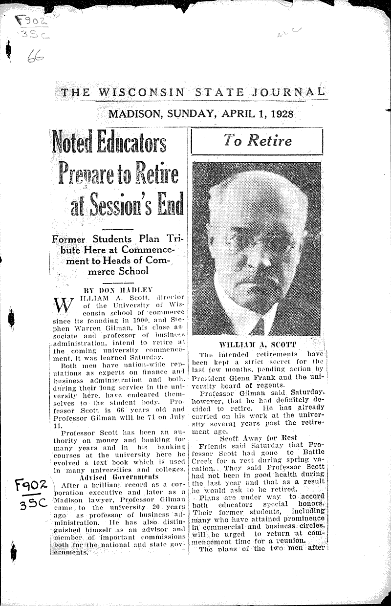  Source: Wisconsin State Journal Date: 1928-04-01