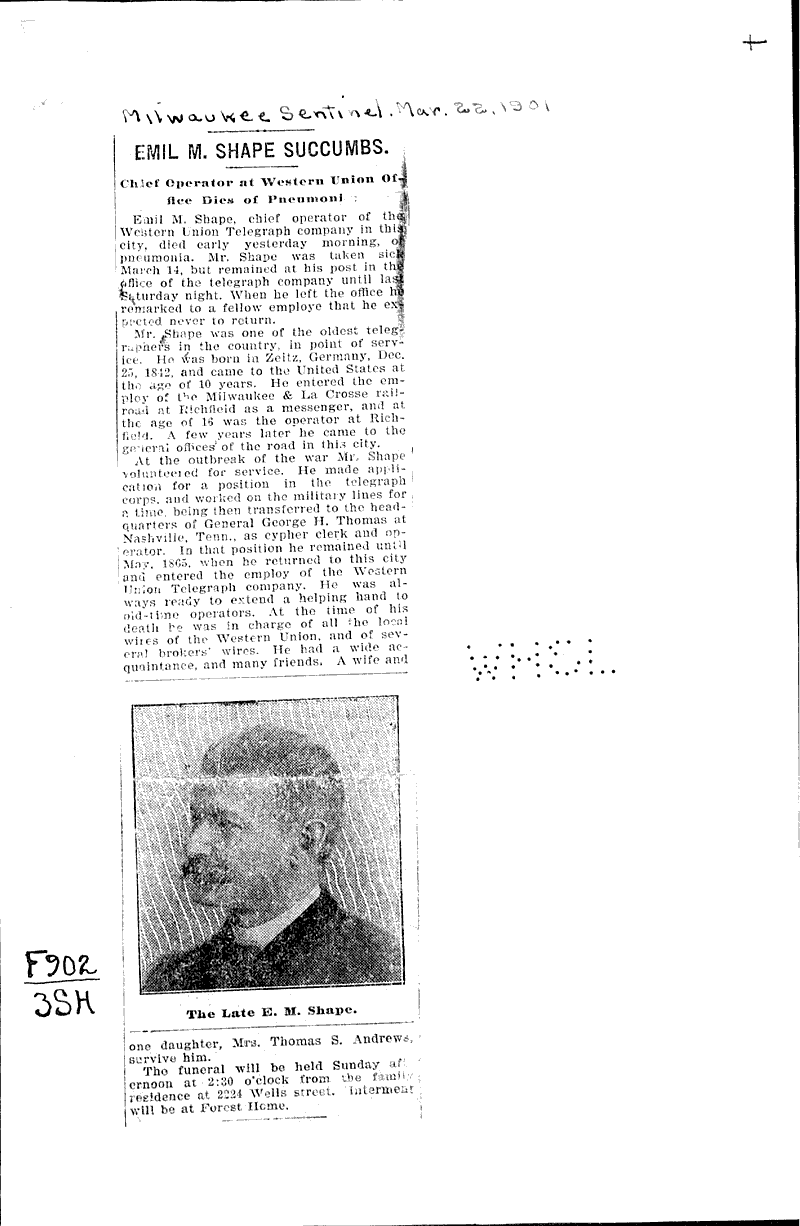 Source: Milwaukee Sentinel Topics: Industry Date: 1901-03-22