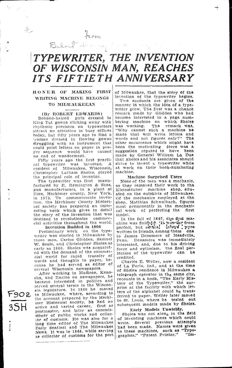  Source: Beloit Daily News Topics: Industry Date: 1923-07-14