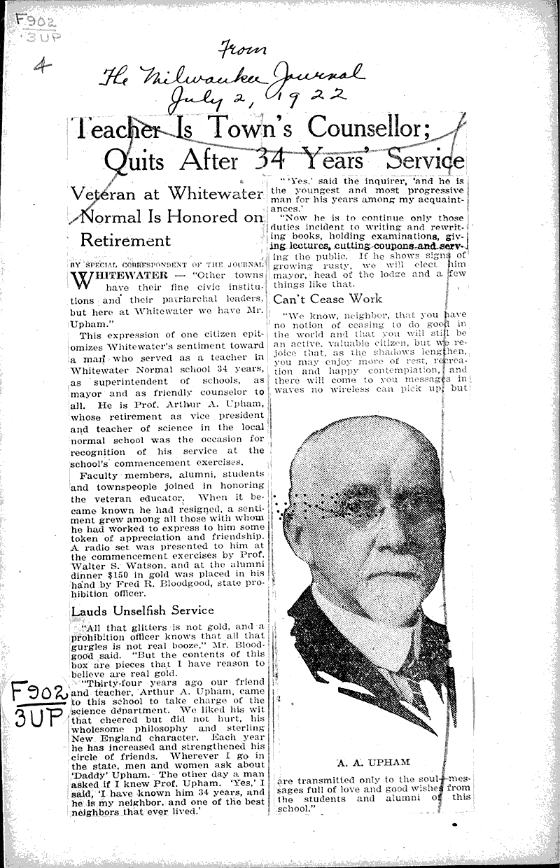  Source: Milwaukee Journal Date: 1922-07-02