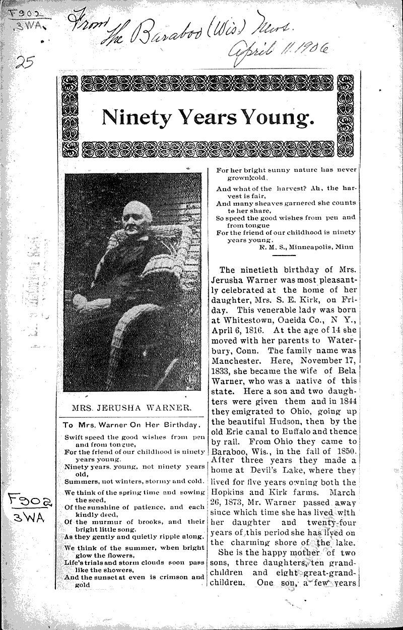 Source: Baraboo Daily News Date: 1906-04-11