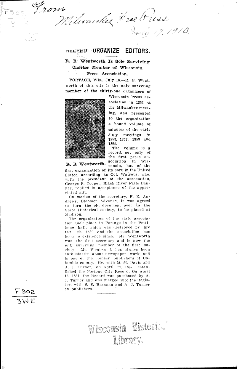  Source: Milwaukee Free Press Topics: Industry Date: 1910-07-17