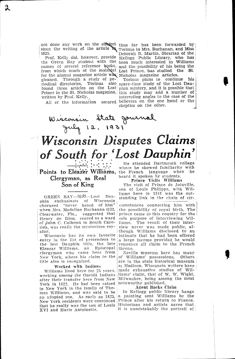  Topics: Immigrants Date: 1931-03-11