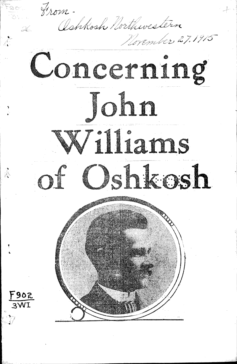  Source: Oshkosh Northwestern Date: 1915-11-27