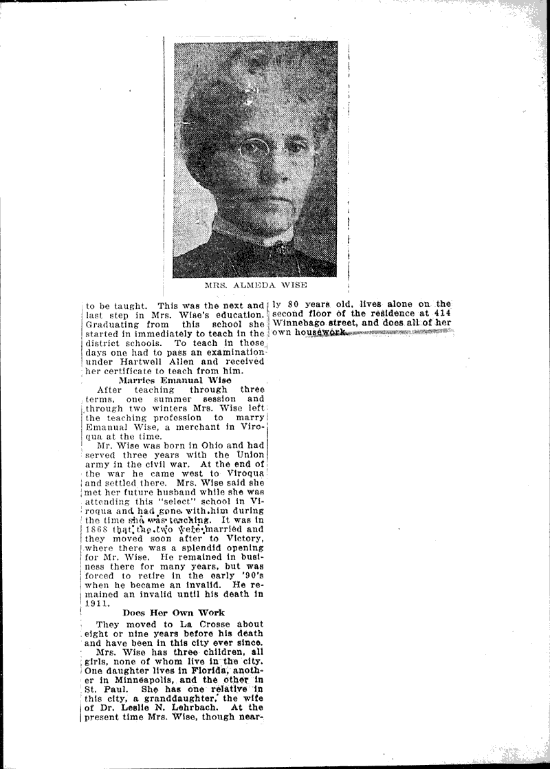  Source: La Crosse Tribune and Leader-Press Topics: Immigrants Date: 1922-07-10