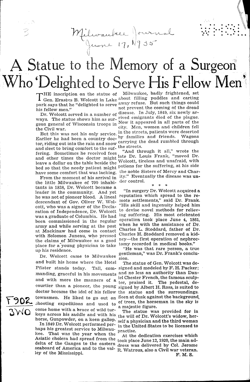  Source: Milwaukee Journal Topics: Wars Date: 1935-06-17
