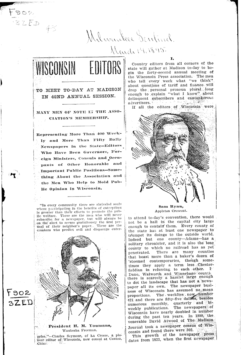  Source: Milwaukee Sentinel Topics: Industry Date: 1895-03-14