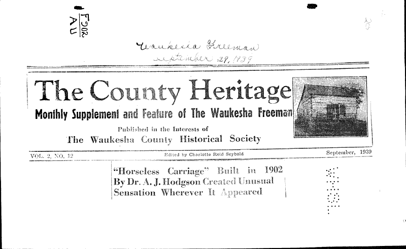  Source: Waukesha Freeman Topics: Transportation Date: 1939-09-29