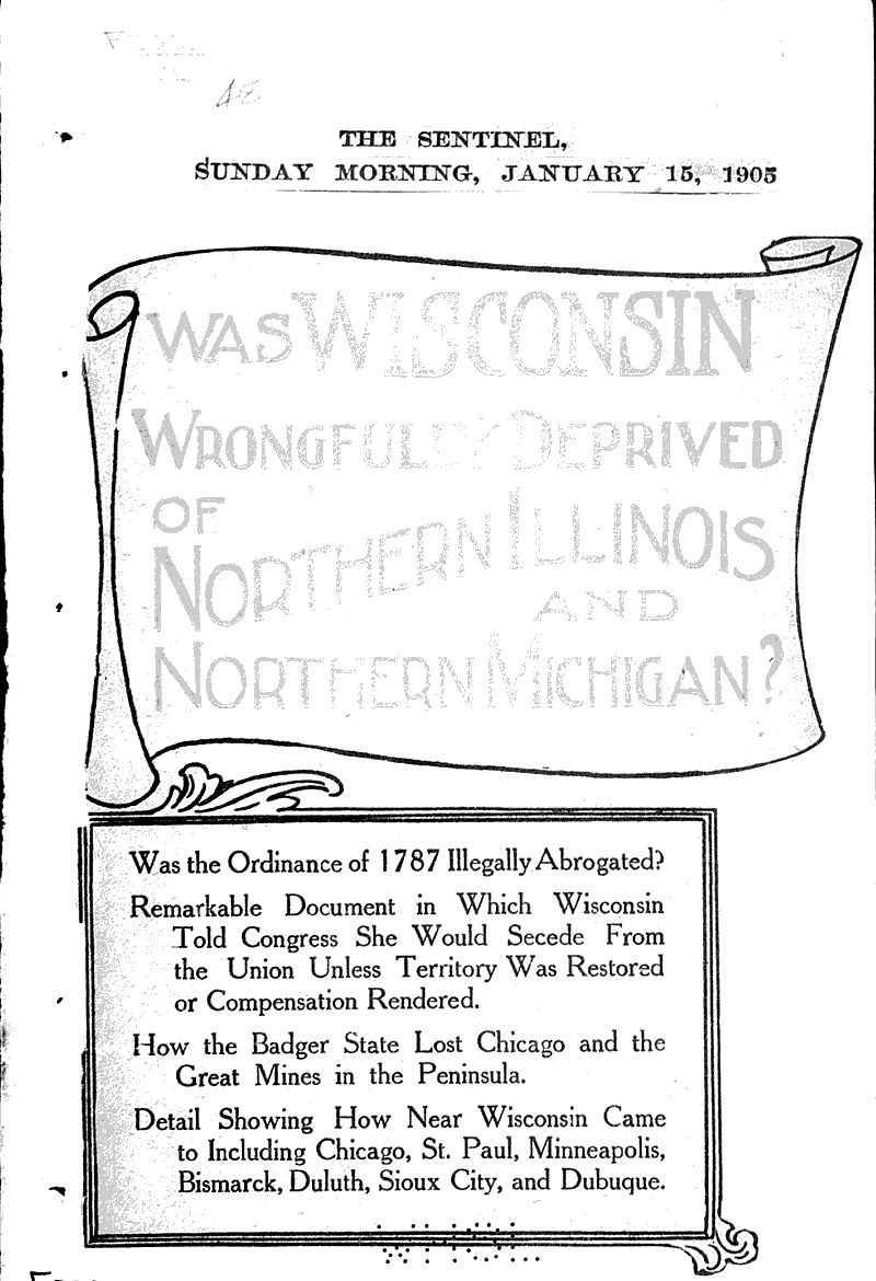  Source: Milwaukee Sentinel Topics: Government and Politics Date: 1905-01-15