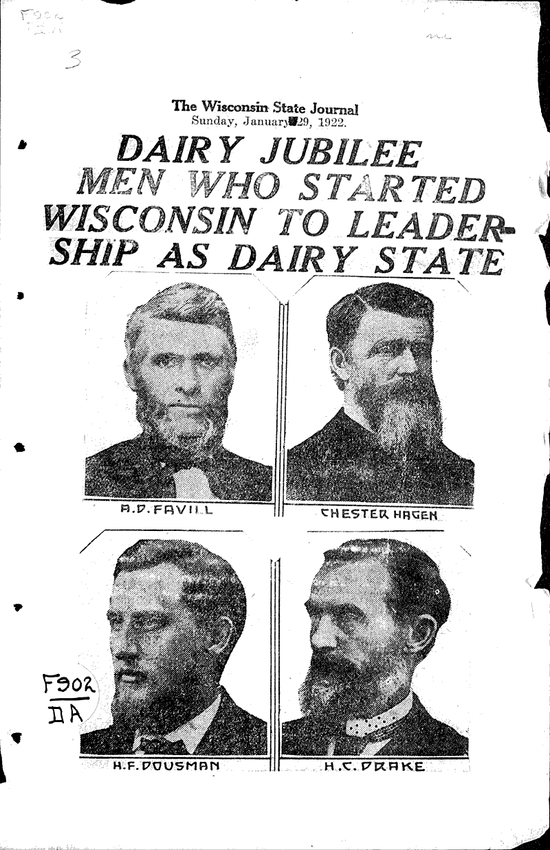  Source: Wisconsin State Journal Topics: Agriculture Date: 1922-01-29
