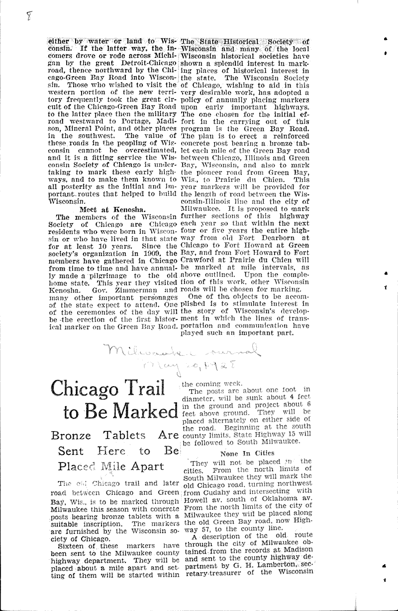  Source: Milwaukee Journal Topics: Transportation Date: 1928-05-20