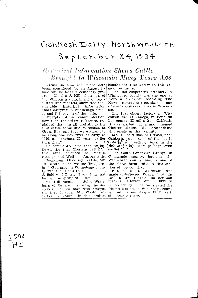  Source: Oshkosh Daily Northwestern Topics: Agriculture Date: 1934-09-24