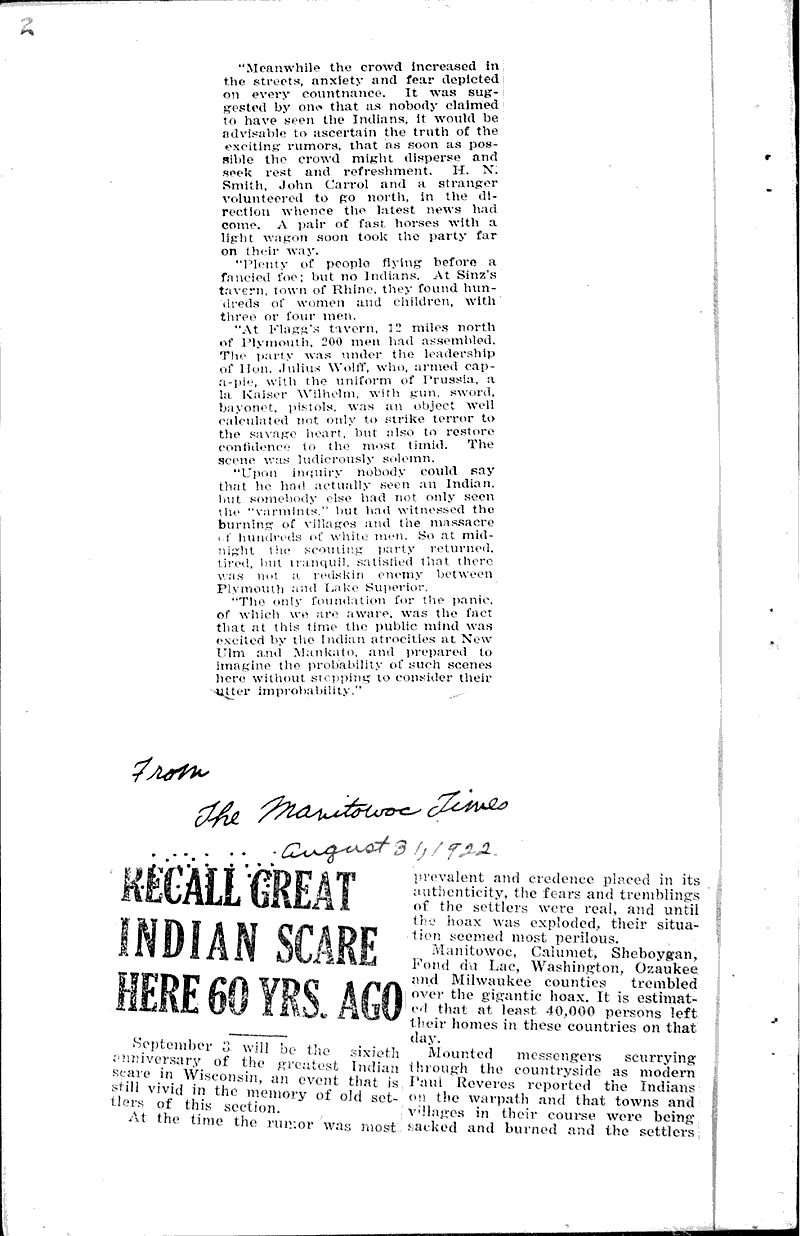  Source: Milwaukee Daily Sentinel Topics: Indians and Native Peoples Date: 1921-09-11