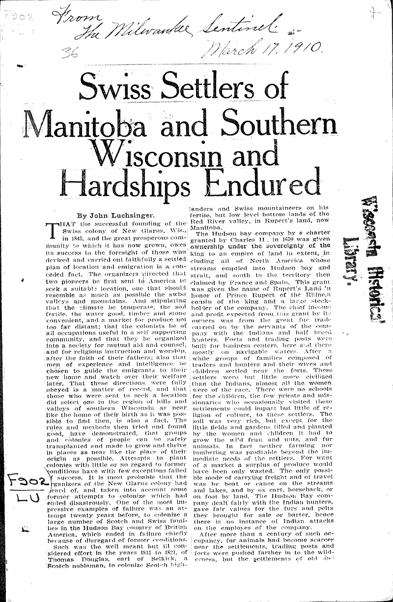  Source: Milwaukee Sentinel Topics: Immigrants Date: 1910-03-17