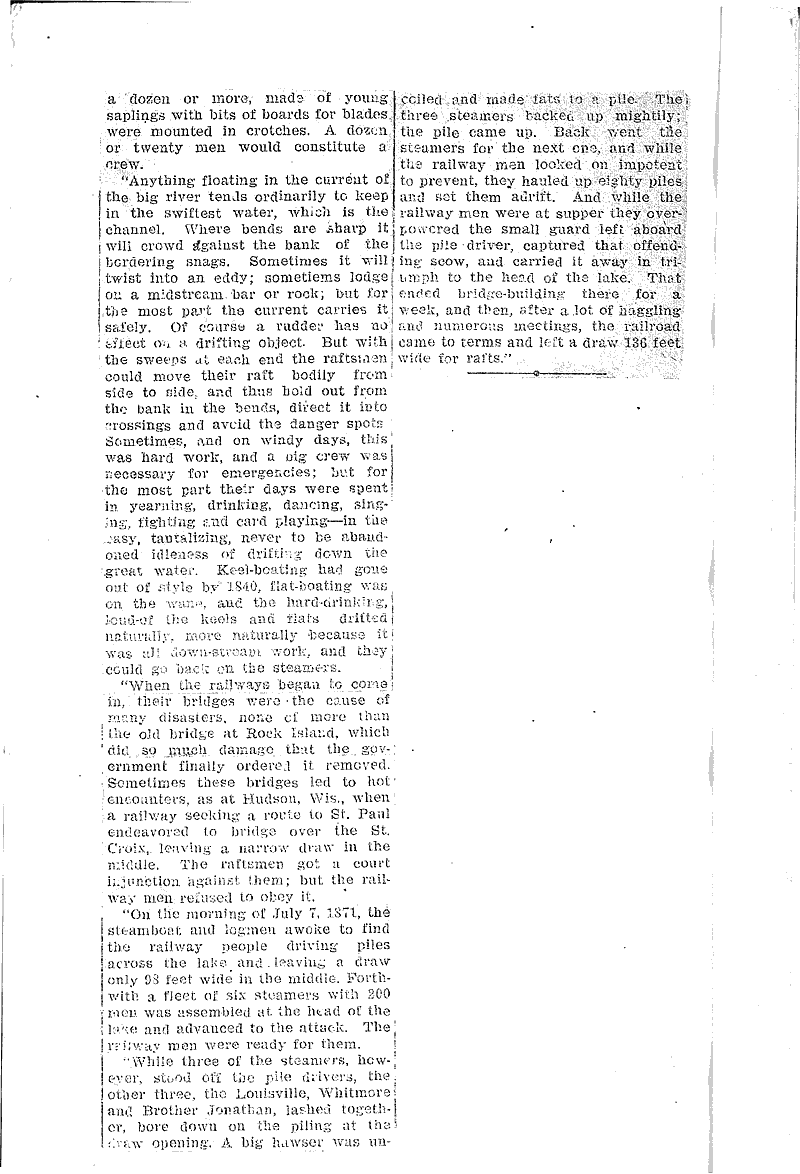  Source: La Crosse Leader - Press Topics: Transportation Date: 1906-10-09