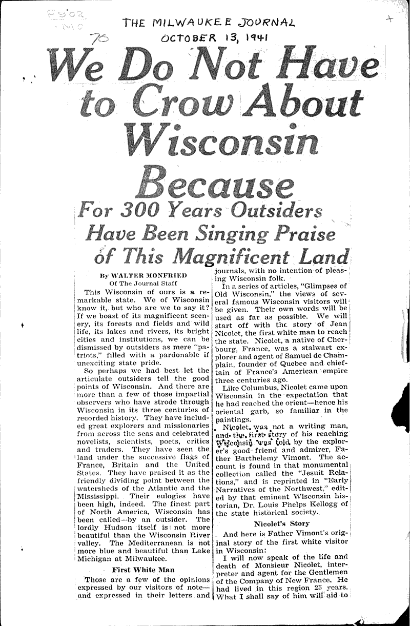 Source: Milwaukee Journal Date: 1941-10-13