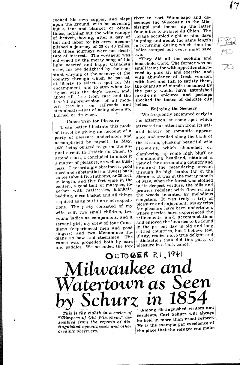  Source: Milwaukee Journal Topics: Voyages and Travels Date: 1941-10-20