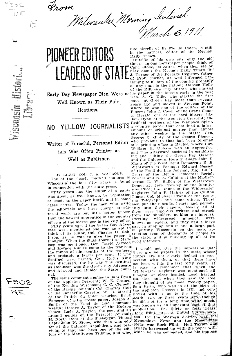  Source: Milwaukee Sentinel Topics: Industry Date: 1911-03-06