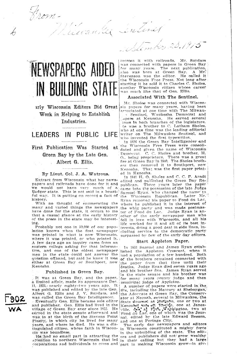  Source: Milwaukee Sentinel Topics: Industry Date: 1915-09-20