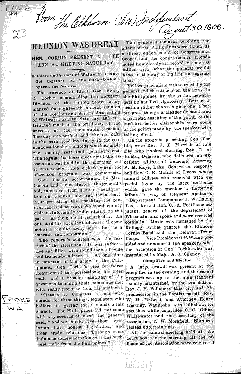  Source: Elkhorn Independent Topics: Wars Date: 1906-08-30