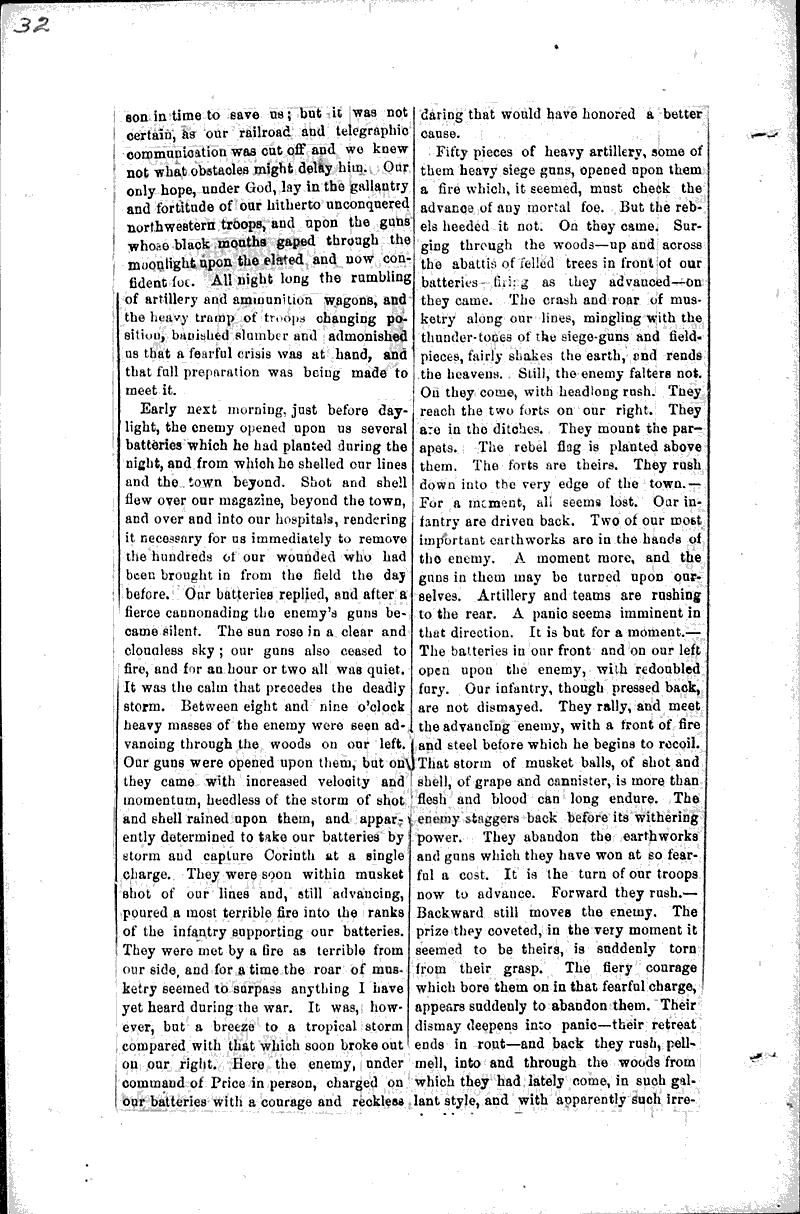  Source: Wisconsin State Journal Topics: Civil War Date: 1862-10-01