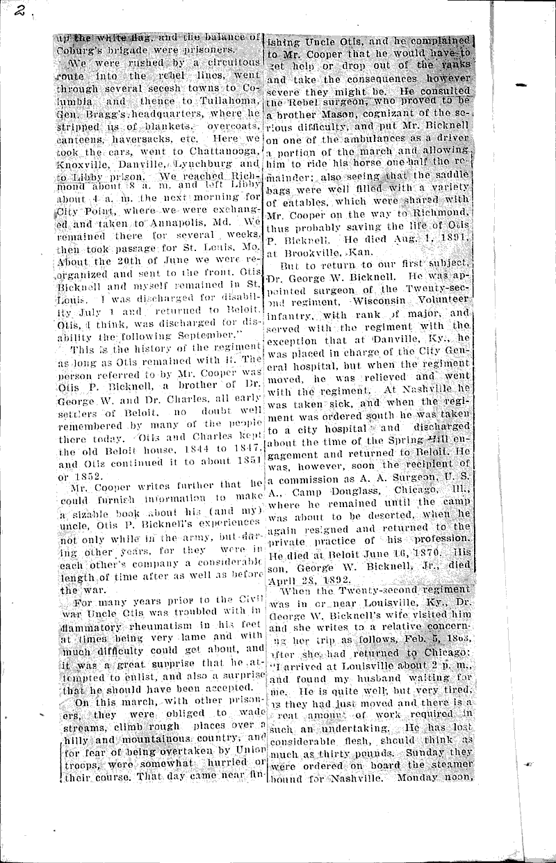  Source: Beloit Free Press Topics: Civil War Date: 1911-06-22