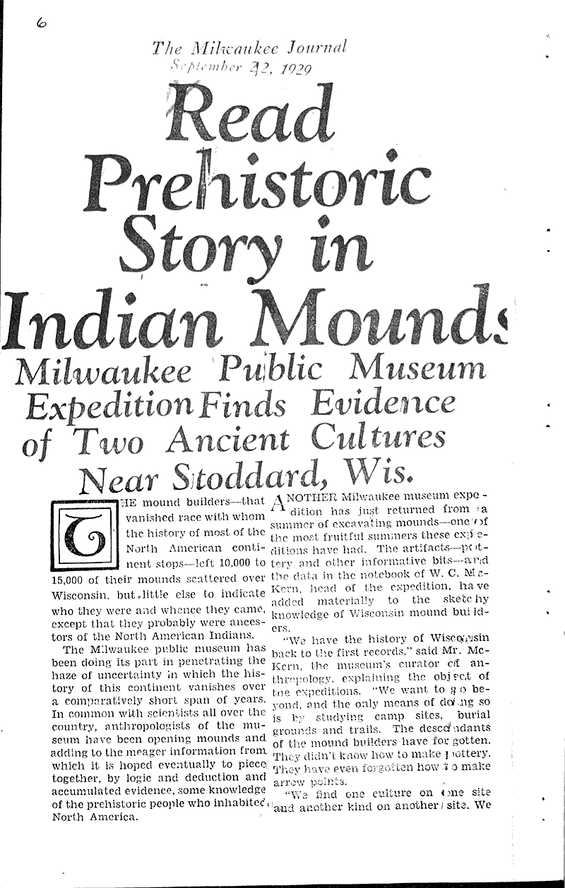  Source: Milwaukee Journal Topics: Indians and Native Peoples Date: 1929-09-22