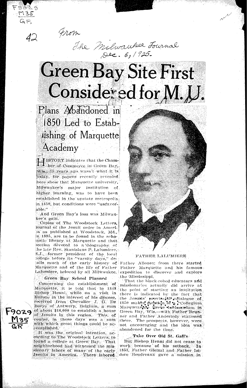  Source: Milwaukee Journal Topics: Education Date: 1925-12-06