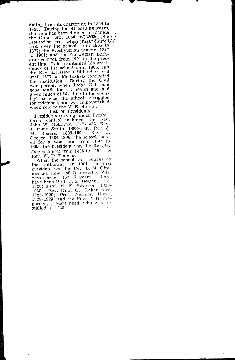  Source: La Crosse Tribune and Leader-Press Topics: Education Date: 1935-04-26