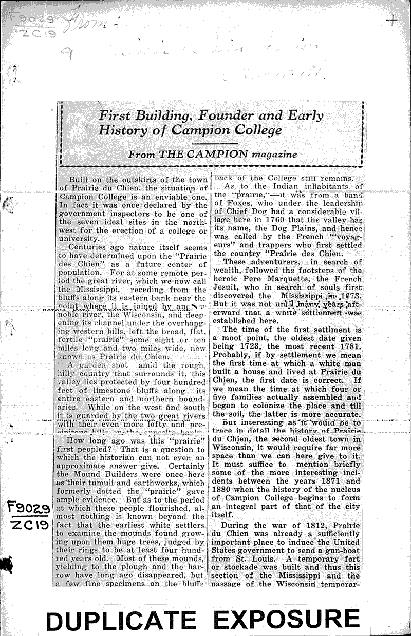  Source: Prairie du Chien Courier Topics: Education Date: 1919-10-14