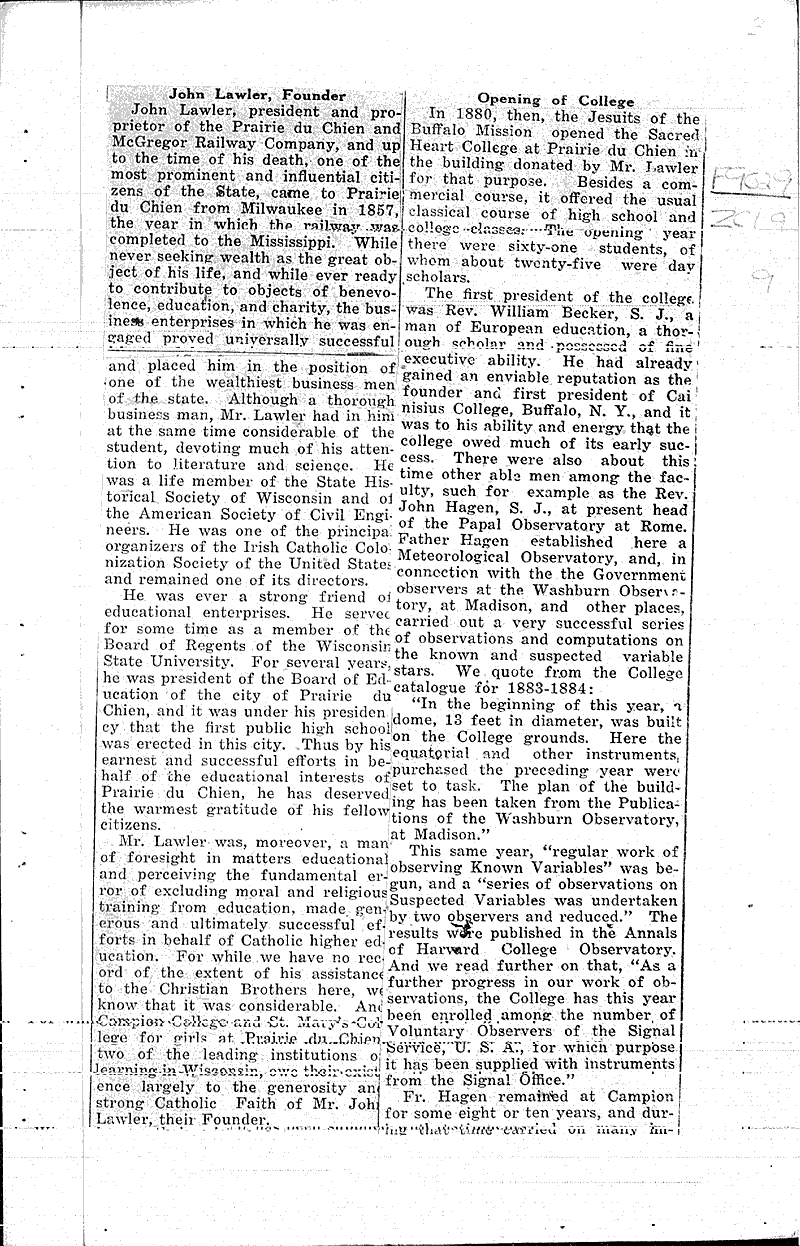  Source: Prairie du Chien Courier Topics: Education Date: 1919-10-14
