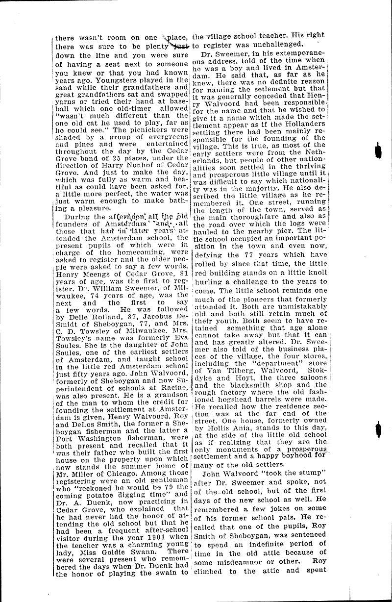  Source: Sheboygan Press Topics: Immigrants Date: 1927-08-27