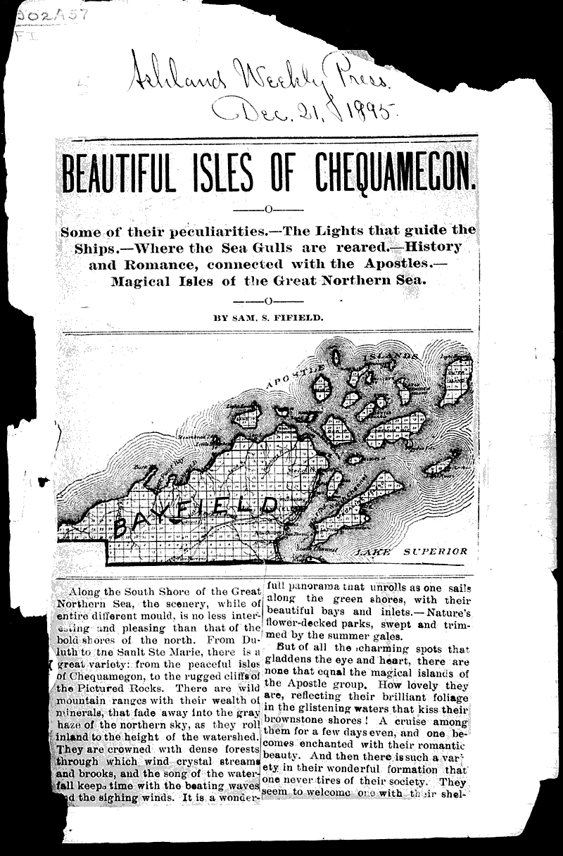  Source: Ashland Weekly Press Date: 1895-12-21