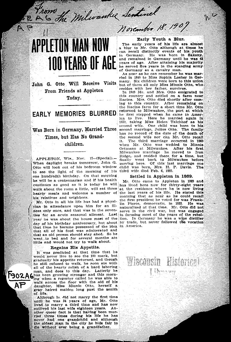  Source: Milwaukee Sentinel Topics: Immigrants Date: 1907-11-18
