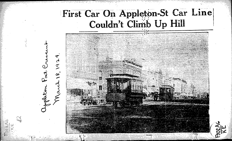  Source: Appleton Post-Crescent Topics: Transportation Date: 1924-03-08