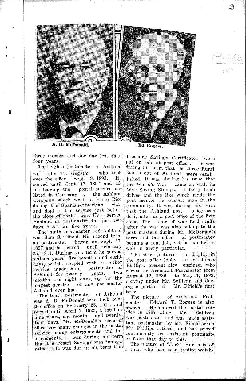  Source: Ashland Daily Press Topics: Government and Politics Date: 1924-01-24