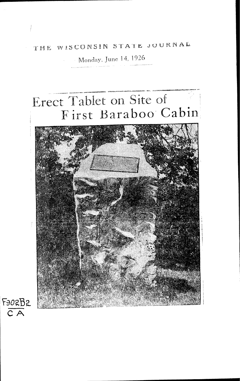  Source: Wisconsin State Journal Date: 1926-06-14