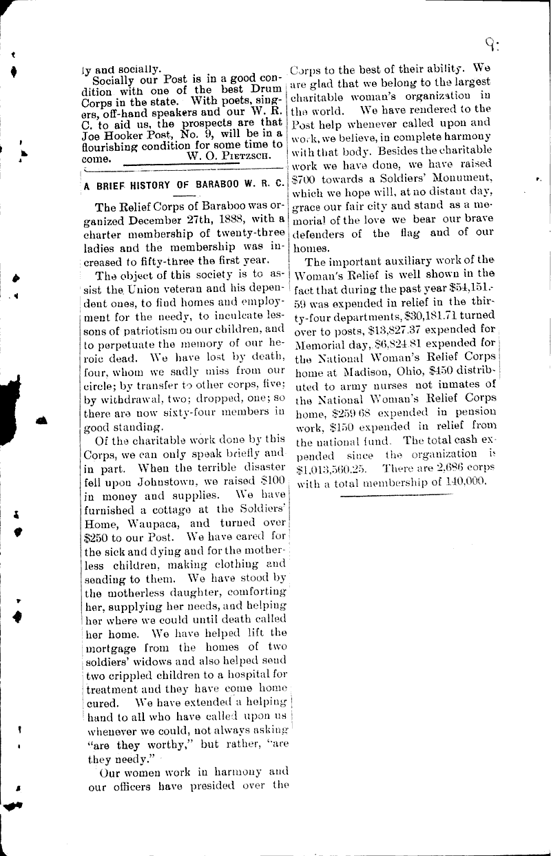  Source: Baraboo Republic Topics: Civil War Date: 1895-05-30