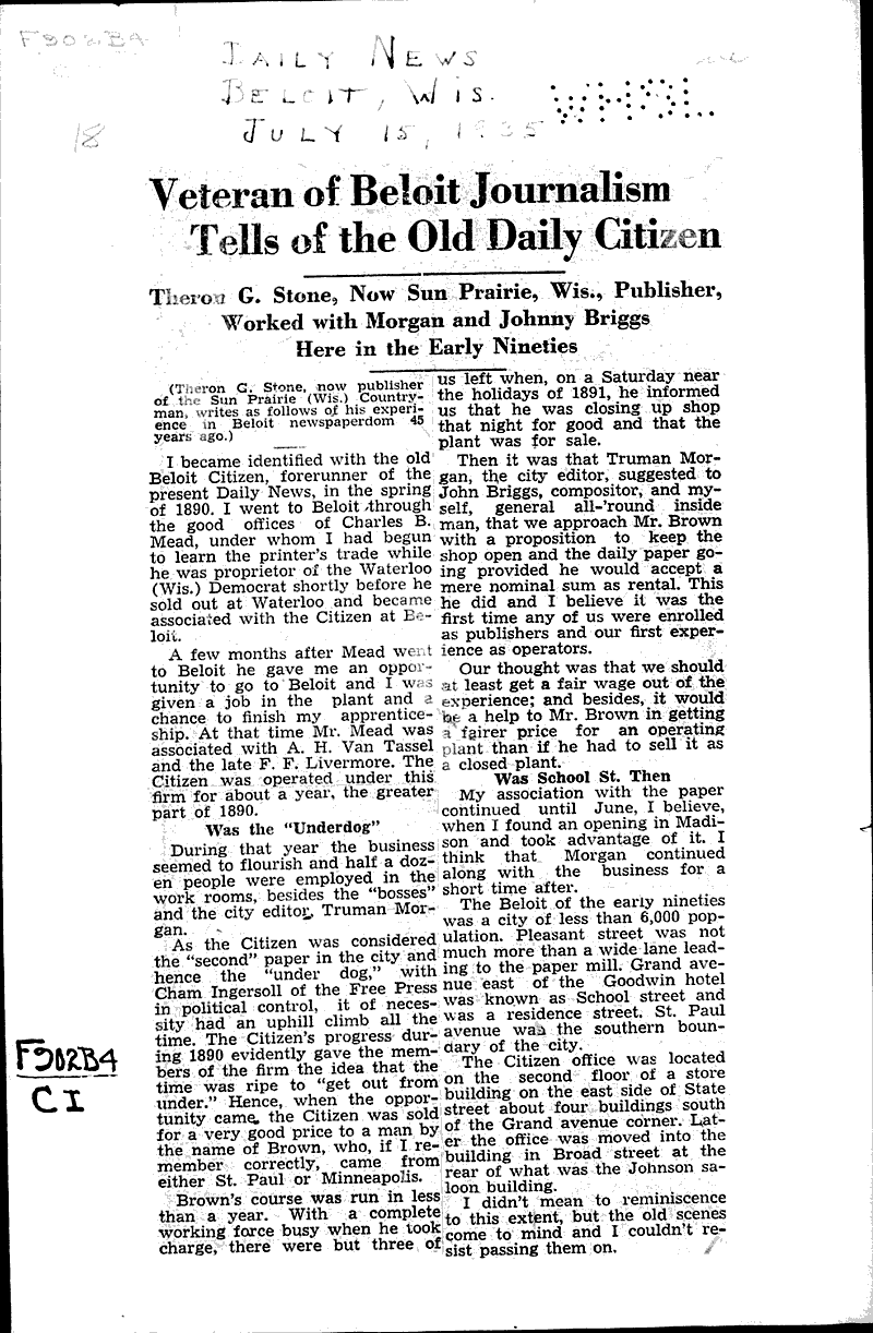  Source: Beloit Daily News Date: 1935-07-15