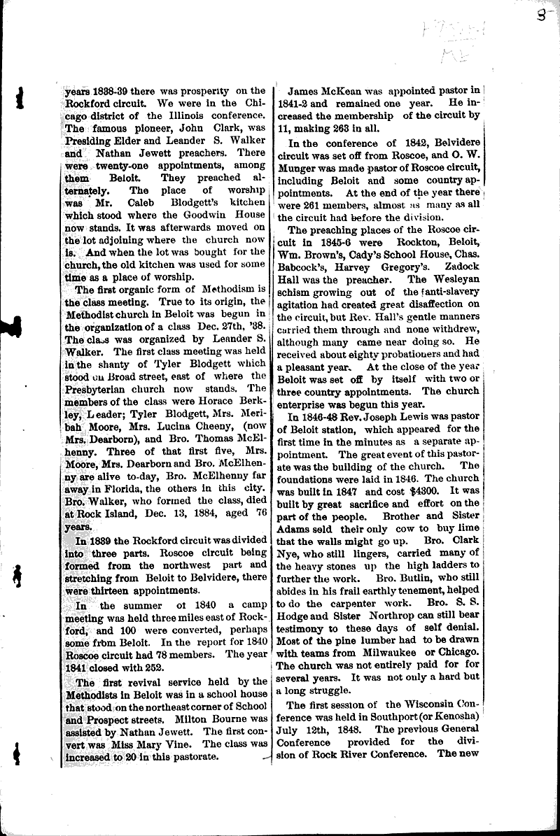  Source: Beloit Free Press Topics: Church History Date: 1889-01-03
