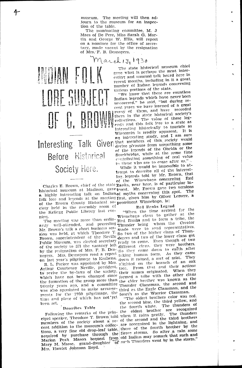  Source: Green Bay Press Gazette Topics: Government and Politics Date: 1929-12-28