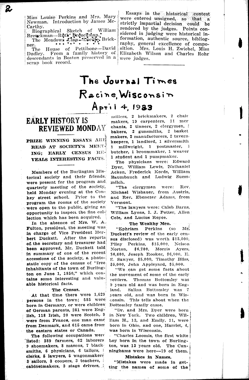  Topics: Education Date: 1933-03-03