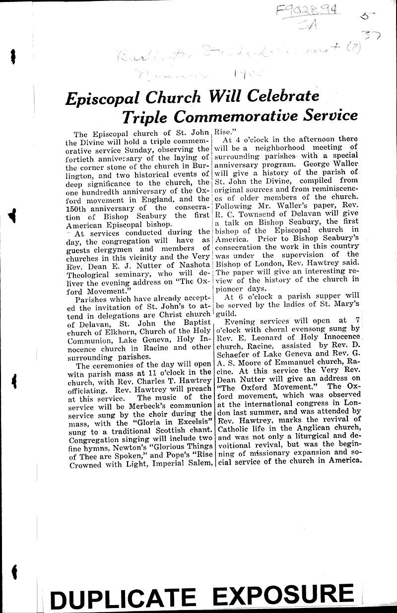  Source: Burlington Standard Democrat Topics: Church History Date: 1933-11-11